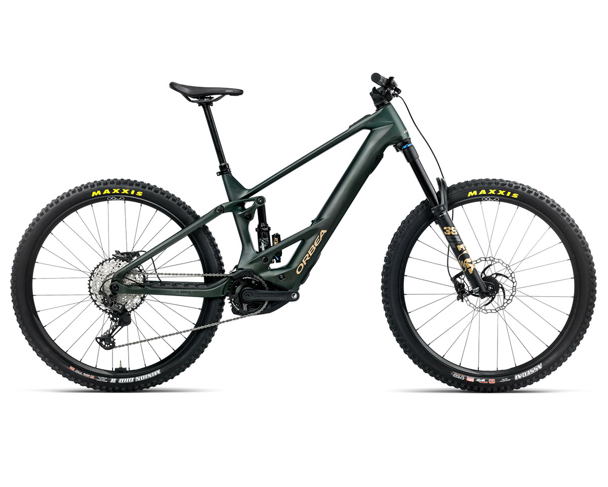 VTT électrique tout suspendu Unisexe WILD M10 Vert Forêt